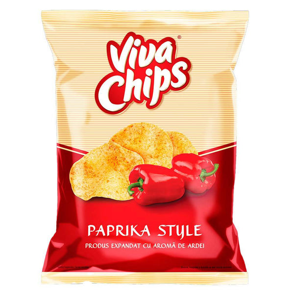 Viva chips cu aroma de ardei - Delumani - Magazin Romanesc 