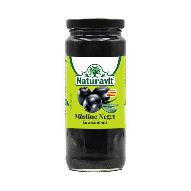 Masline negre fara samburi Naturavit